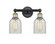 Edison Two Light Bath Vanity in Black Antique Brass (405|616-2W-BAB-G2511)