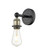 Downtown Urban One Light Wall Sconce in Black Antique Brass (405|616-1W-BAB)