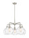 Ballston Five Light Chandelier in Satin Gold (405|516-5CR-SG-G1215-8)