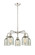 Downtown Urban Five Light Chandelier in Polished Nickel (405|516-5CR-PN-G259)