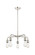 Downtown Urban Five Light Chandelier in Polished Nickel (405|516-5CR-PN)