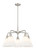 Ballston Five Light Chandelier in Matte Black (405|516-5CR-BK-GBC-82)
