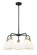 Downtown Urban Five Light Chandelier in Black Antique Brass (405|516-5CR-BAB-GBD-751)