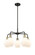 Downtown Urban Five Light Chandelier in Black Antique Brass (405|516-5CR-BAB-G651-6)