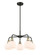 Ballston Five Light Chandelier in Black Antique Brass (405|516-5CR-BAB-G121-6)