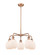 Downtown Urban Five Light Chandelier in Antique Copper (405|516-5CR-AC-G101)