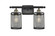 Downtown Urban LED Bath Vanity in Black Antique Brass (405|516-2W-BAB-M18-BK)