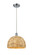 Downtown Urban One Light Pendant in Polished Chrome (405|516-1P-PC-RBD-12-NAT)