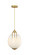 Downtown Urban LED Pendant in Brushed Brass (405|453-3P-BB-G453-10WCL)