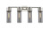 Downtown Urban LED Bath Vanity in Polished Nickel (405|428-4W-PN-G428-12SM)