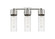 Downtown Urban LED Bath Vanity in Polished Nickel (405|428-3W-PN-G428-12SDY)