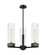 Downtown Urban LED Pendant in Matte Black (405|427-3CR-BK-G427-14CL)