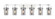 Downtown Urban LED Bath Vanity in Polished Chrome (405|423-6W-PC-G423-7SM)