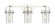 Downtown Urban LED Bath Vanity in Polished Nickel (405|423-3W-PN-G423-7SDY)