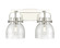 Downtown Urban LED Bath Vanity in Polished Nickel (405|423-2W-PN-G412-6SDY)
