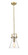 Downtown Urban One Light Pendant in Brushed Brass (405|411-1SS-BB-G411-8SDY)