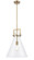 Downtown Urban One Light Pendant in Satin Nickel (405|411-1SL-SN-G411-14CL)