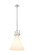 Newton One Light Pendant in Polished Nickel (405|411-1SL-PN-G411-14WH)