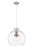 Downtown Urban Three Light Pendant in Satin Nickel (405|410-3PL-SN-G410-18CL)