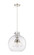 Downtown Urban Three Light Pendant in Polished Nickel (405|410-3PL-PN-G410-16CL)