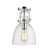 Downtown Urban One Light Flush Mount in Polished Nickel (405|410-1F-PN-G412-8SDY)