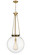 Essex One Light Pendant in Brushed Brass (405|221-1P-BB-G202-18)