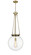 Essex One Light Pendant in Antique Brass (405|221-1P-AB-G202-16)