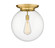 Essex One Light Flush Mount in Satin Gold (405|221-1F-SG-G202-16)