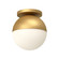 Monae One Light Flush Mount in Brushed Gold/Opal Glass (347|FM58310-BG/OP)