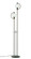 Pluto Two Light Floor Lamp in White (39|242210-SKT-02-ZM0436)