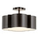 Three Light Ceiling Mount in Noir (208|10066)