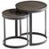 Side Table in Silver And Black (208|10734)