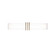 Minibar LED Bath in Brushed Nickel (34|WS-75328-BN)