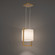 Park Avenue LED Mini Pendant in Aged Brass (34|PD-33312-AB)