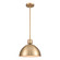 Zayne One Light Pendant in Brushed Gold (45|EC89745/1)