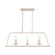 Joanie Six Light Linear Chandelier in Antique White (45|EC89685/6)