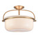 Wentworth Three Light Semi Flush Mount in Brushed Gold (45|89463/3)