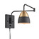 Milla One Light Wall Sconce in Charcoal Black (45|52222/1)