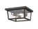 Beacon Three Light Outdoor Flush Mount in Black (224|568F-BK) Beacon Three Light Outdoor Flush Mount in Black (224|568F-BK)