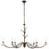 Iberia Six Light Chandelier in Antique Bronze Leaf (268|JN 5076ABL)