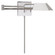 VC CLASSIC One Light Swing Arm Wall Lamp in Polished Nickel (268|82034 PN)