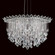 Trilliane Strands Eight Light Pendant in Polished Stainless Steel (53|TR4812N-401H)