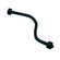 Track Syst & Comp-1 Cir 18'' Flexible Extension Rod, 1 Or 2 Circuit Track, J-Style in Black (167|NT-330B/J)