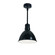 LED Rlm Stem Mounted LED Shade in Black Outer / White Inner (167|NRLM-8ST1835BWLE4/96)