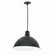 LED Rlm 16'' Rlm Shade in Black Outer / White Inner (167|NRLM-16C2535BWLE4)