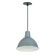 LED Rlm 10'' Rlm Shade in Gun Metal Outer / White Inner (167|NRLM-10C3035GMWLE4)