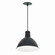 LED Rlm 10'' Rlm Shade in Black Outer / White Inner (167|NRLM-10C3030BWLE4)