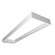 LED Lay-In Panel Light Slide-in Frame for Surface Mounting in White (167|NPDBL-14DDFK/W)