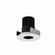 Rec Iolite LED Pinhole in Black Pinhole / Matte Powder White Flange (167|NIOB-2RPH27QBMPW)