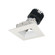 Rec Iolite Adjustable Trim in Matte Powder White Reflector / Matte Powder White Flange (167|NIO-4SDSQ35XMPW/HL)